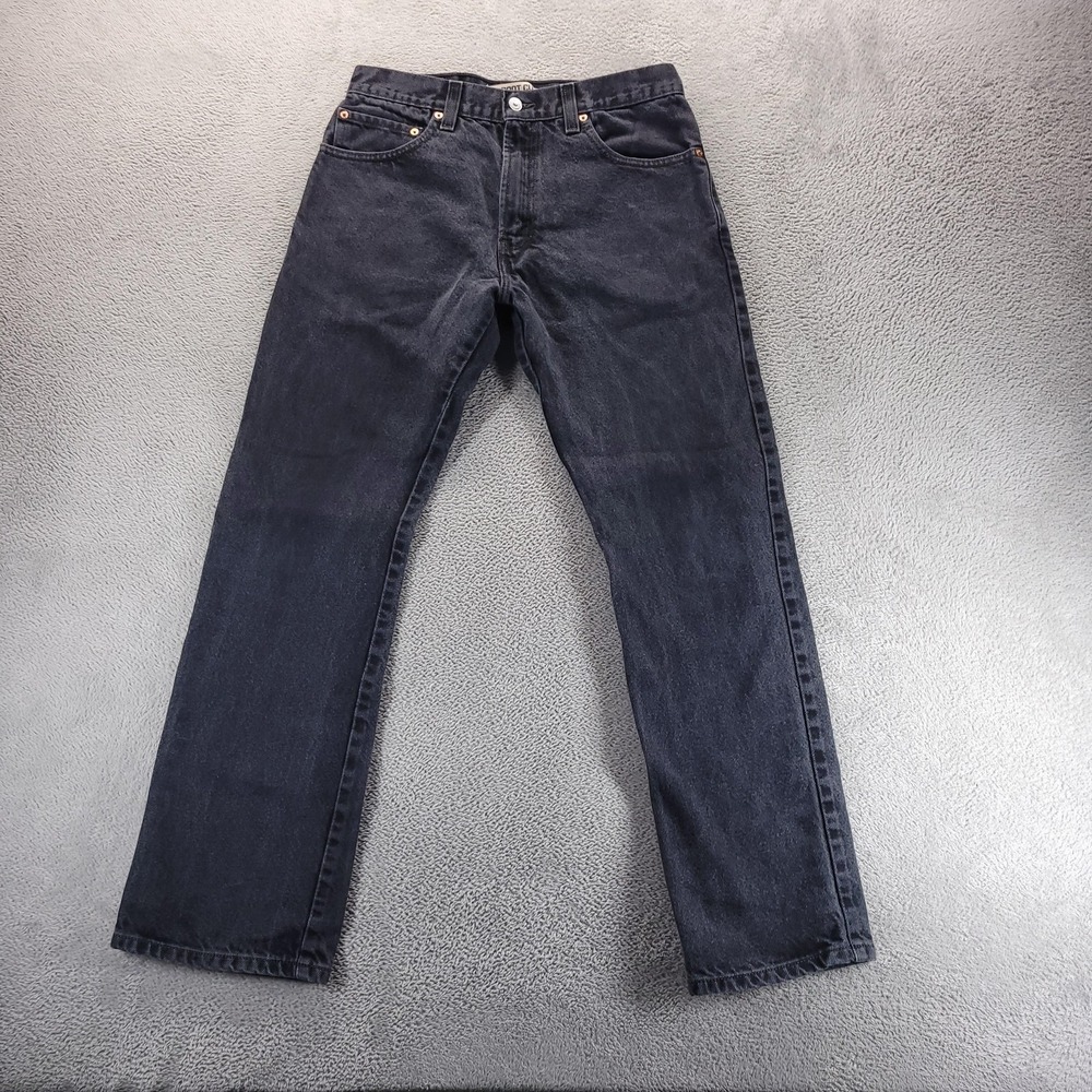VTG Levis 517 Jeans Mens 32x32 Black Regular Bootcut Dark Wash Denim Comfort